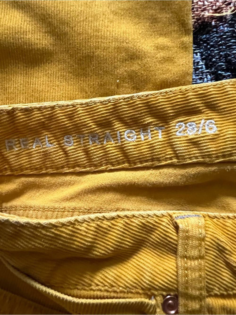 Gap Mustard Yellow Corduroy Pants - Picture 4 of 9